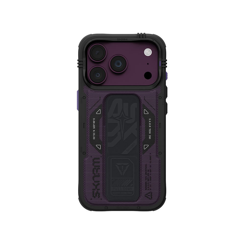 Apple iPhone 18 Pro Max Kılıf SkinArma M-safe Şarj Özellikli Airbag Tasarımlı Standlı Phantom Kapak - 2