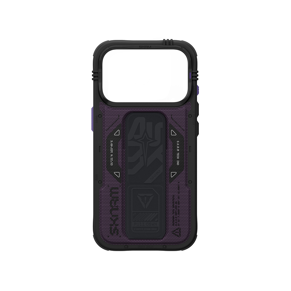 Apple iPhone 18 Pro Max Kılıf SkinArma M-safe Şarj Özellikli Airbag Tasarımlı Standlı Phantom Kapak - 3