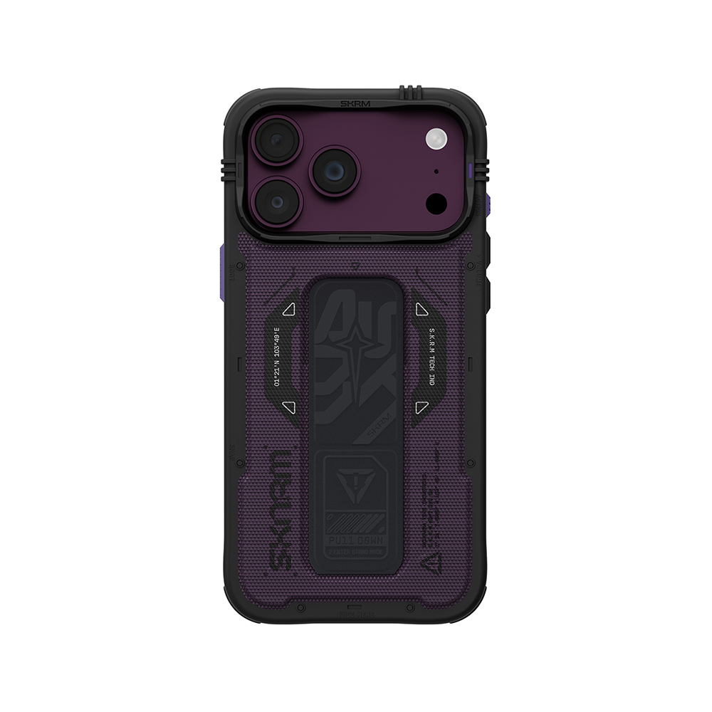 Apple iPhone 18 Pro Max Kılıf SkinArma M-safe Şarj Özellikli Airbag Tasarımlı Standlı Phantom Kapak - 6