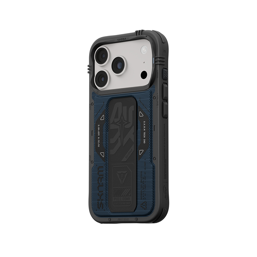 Apple iPhone 18 Pro Max Kılıf SkinArma M-safe Şarj Özellikli Airbag Tasarımlı Standlı Phantom Kapak - 1