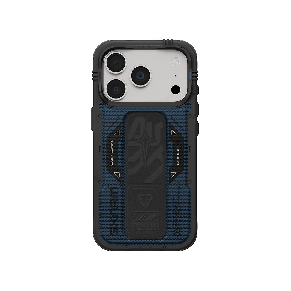Apple iPhone 18 Pro Max Kılıf SkinArma M-safe Şarj Özellikli Airbag Tasarımlı Standlı Phantom Kapak - 2