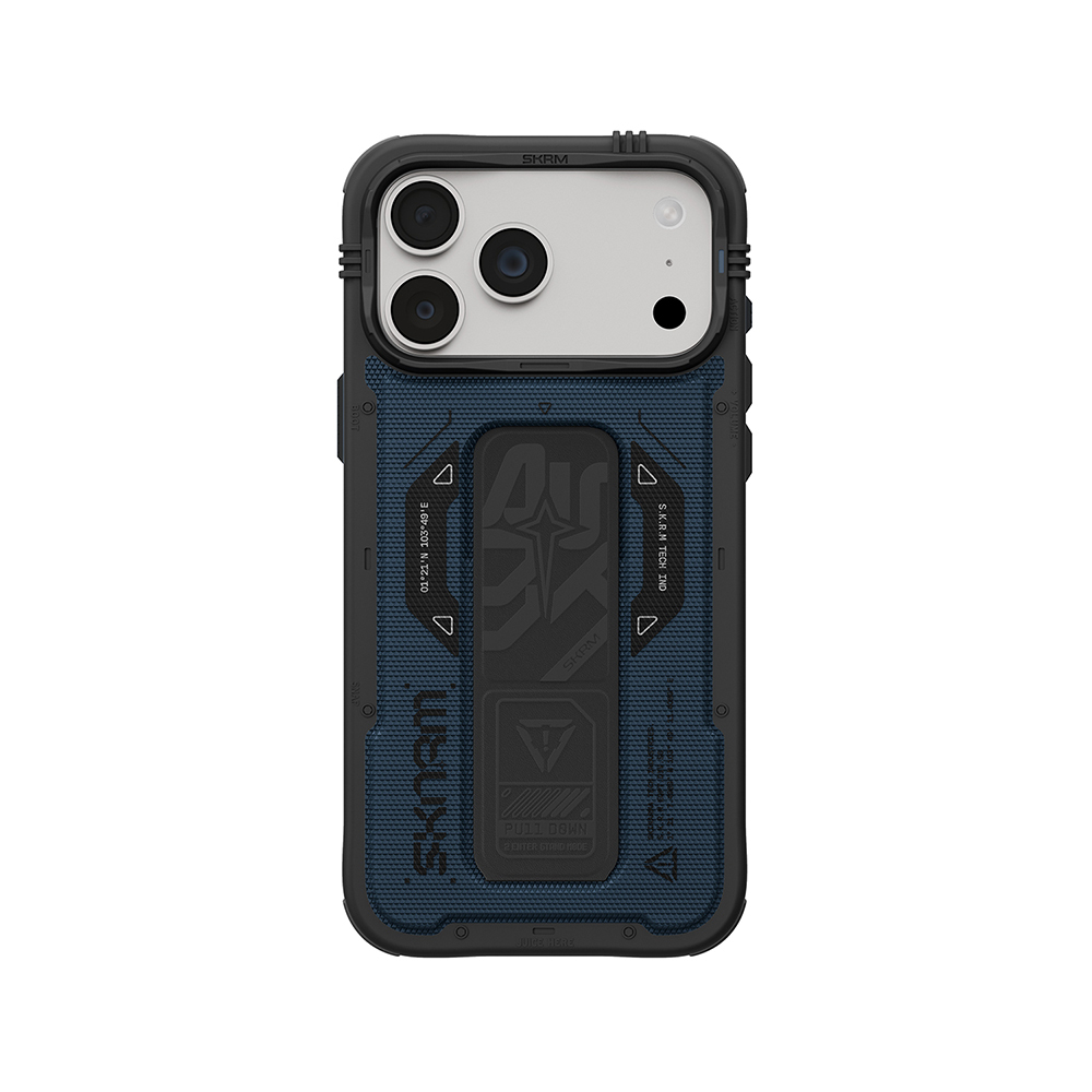 Apple iPhone 18 Pro Max Kılıf SkinArma M-safe Şarj Özellikli Airbag Tasarımlı Standlı Phantom Kapak - 6