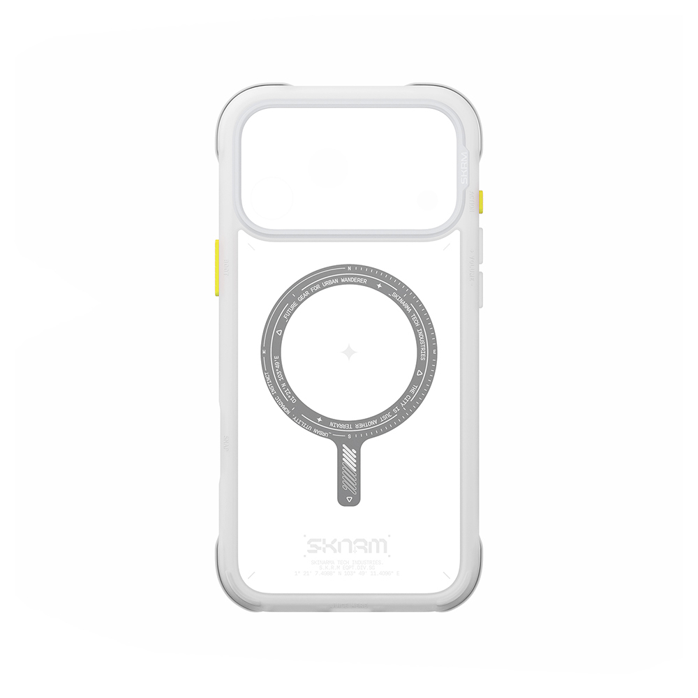 Apple iPhone 18 Pro Max Kılıf M-Safe Şarj Özellikli Airbag Tasarımlı Skinarma Avion Kapak - 5