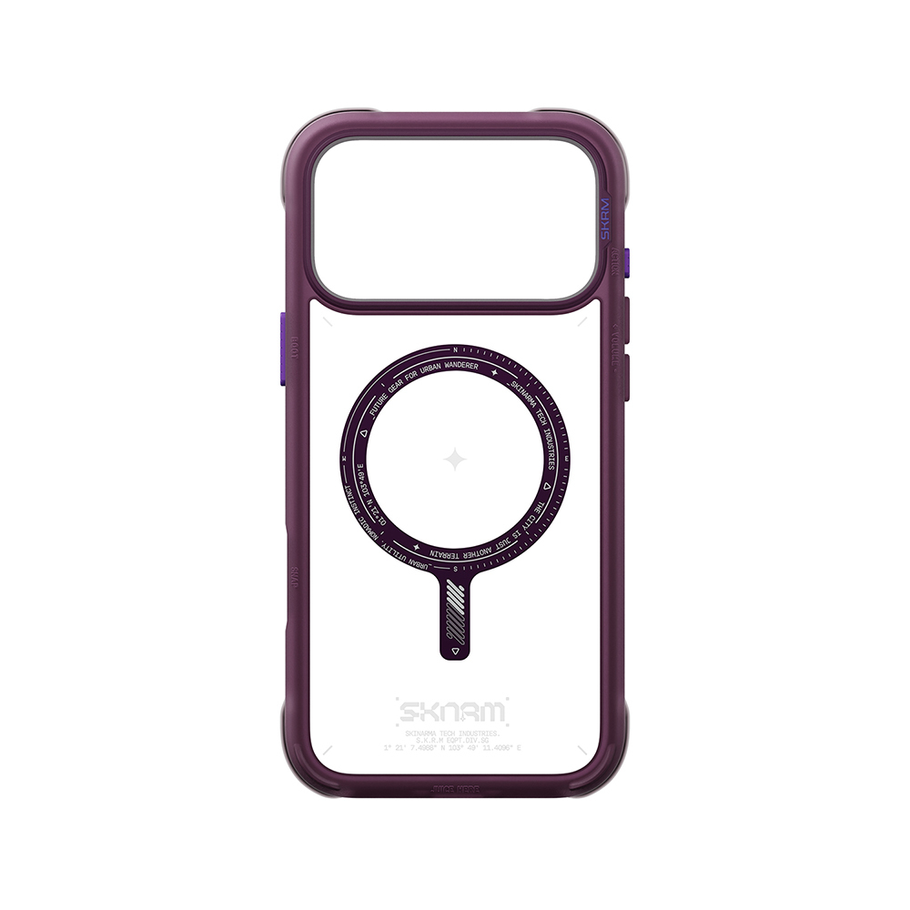 Apple iPhone 18 Pro Max Kılıf M-Safe Şarj Özellikli Airbag Tasarımlı Skinarma Avion Kapak - 5