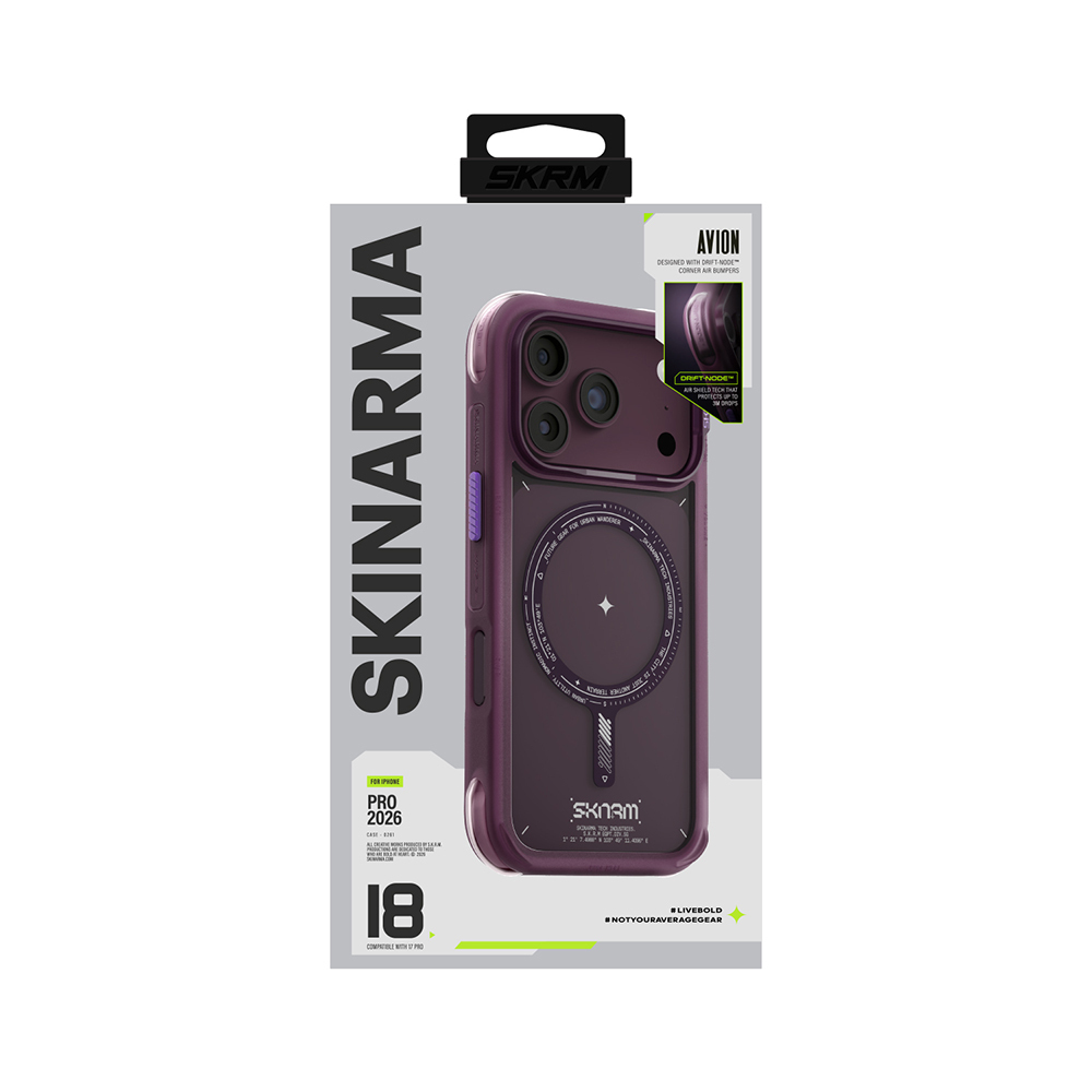 Apple iPhone 18 Pro Max Kılıf M-Safe Şarj Özellikli Airbag Tasarımlı Skinarma Avion Kapak - 7