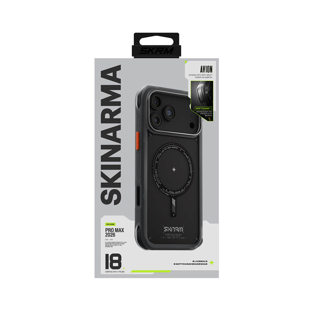 Apple iPhone 18 Pro Max Kılıf M-Safe Şarj Özellikli Airbag Tasarımlı Skinarma Avion Kapak - 8