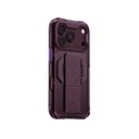 Apple iPhone 18 Pro Kılıf M-safe Şarj Özellikli Teknoloji Desenli Skinarma Helio CE Mag Charge Standlı Kapak - 2