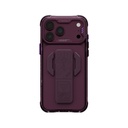 Apple iPhone 18 Pro Kılıf M-safe Şarj Özellikli Teknoloji Desenli Skinarma Helio CE Mag Charge Standlı Kapak - 7
