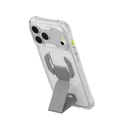 Apple iPhone 18 Pro Max Kılıf M-safe Şarj Özellikli Teknoloji Desenli Skinarma Helio CE Mag Charge Standlı Kapak - 6