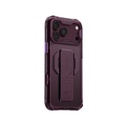 Apple iPhone 18 Pro Max Kılıf M-safe Şarj Özellikli Teknoloji Desenli Skinarma Helio CE Mag Charge Standlı Kapak - 2