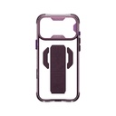 Apple iPhone 18 Pro Max Kılıf M-safe Şarj Özellikli Teknoloji Desenli Skinarma Helio CE Mag Charge Standlı Kapak - 5
