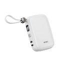 Wiwu Wi-P042 Monaco Serisi Lightning ve Type-C Kablolu Dijital LED Göstergeli Askılı Powerbank 10000mAh - 4