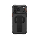 Apple iPhone 18 Pro Max Kılıf M-safe Şarj Özellikli Teknoloji Desenli Skinarma Helio CE Mag Charge Standlı Kapak - 7