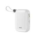 Wiwu Wi-P042 Monaco Serisi Lightning ve Type-C Kablolu Dijital LED Göstergeli Askılı Powerbank 10000mAh - 8