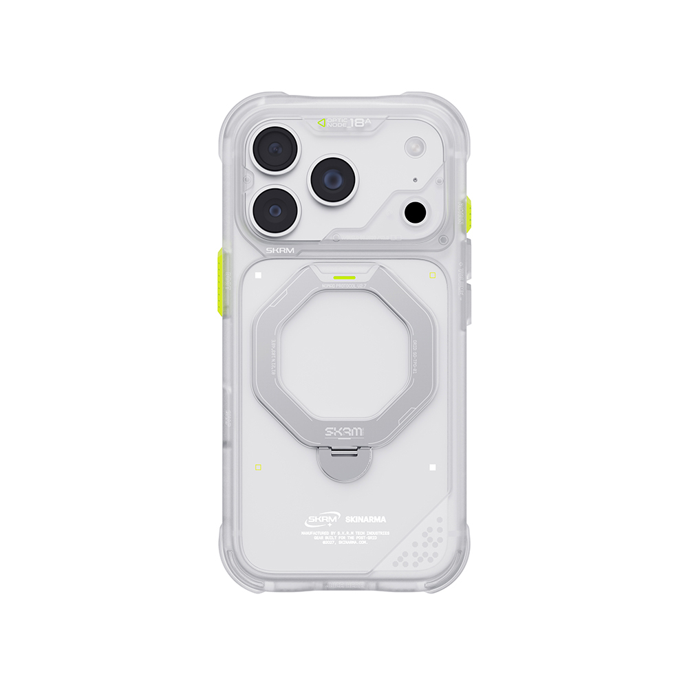 Apple iPhone 18 Pro Kılıf M-safe Şarj Özellikli Standlı Skinarma Saturn Kapak - 2