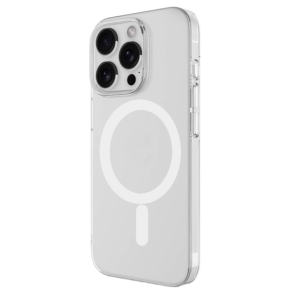 Apple iPhone 16 Pro Kılıf Zore Magsafe Şarj Özellikli Şeffaf Tek Kamera Çerçeveli Porto Kapak - 2