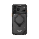 Apple iPhone 18 Pro Kılıf M-safe Şarj Özellikli Standlı Skinarma Saturn Kapak - 6
