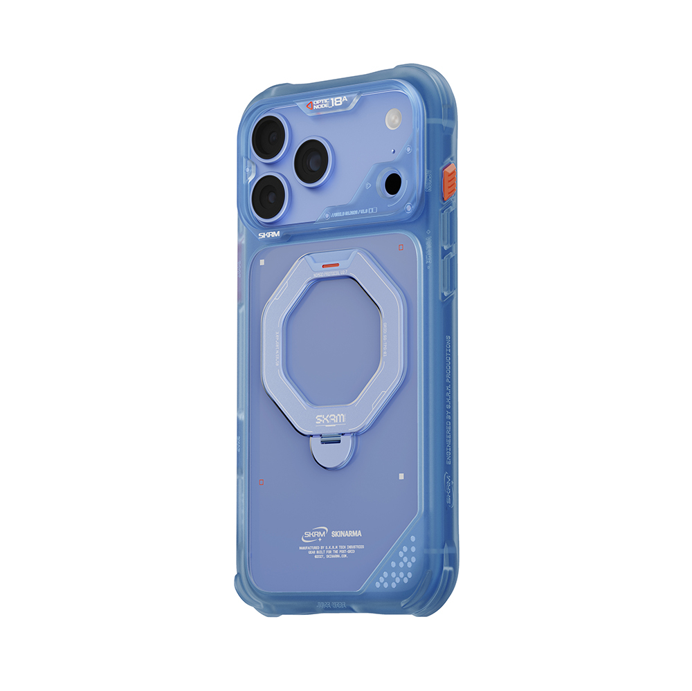 Apple iPhone 18 Pro Max Kılıf M-safe Şarj Özellikli Standlı Skinarma Saturn Kapak - 4