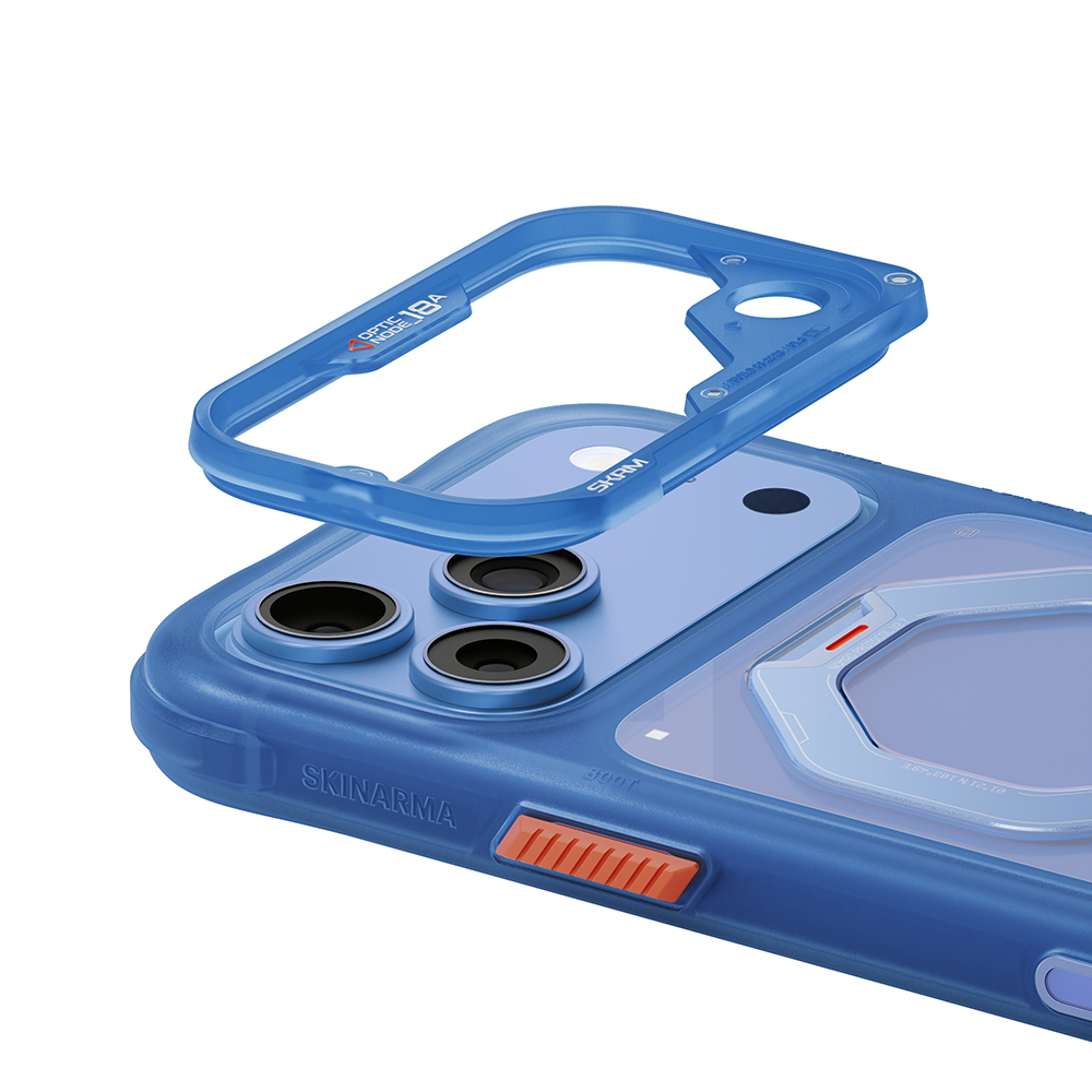 Apple iPhone 18 Pro Max Kılıf M-safe Şarj Özellikli Standlı Skinarma Saturn Kapak - 8