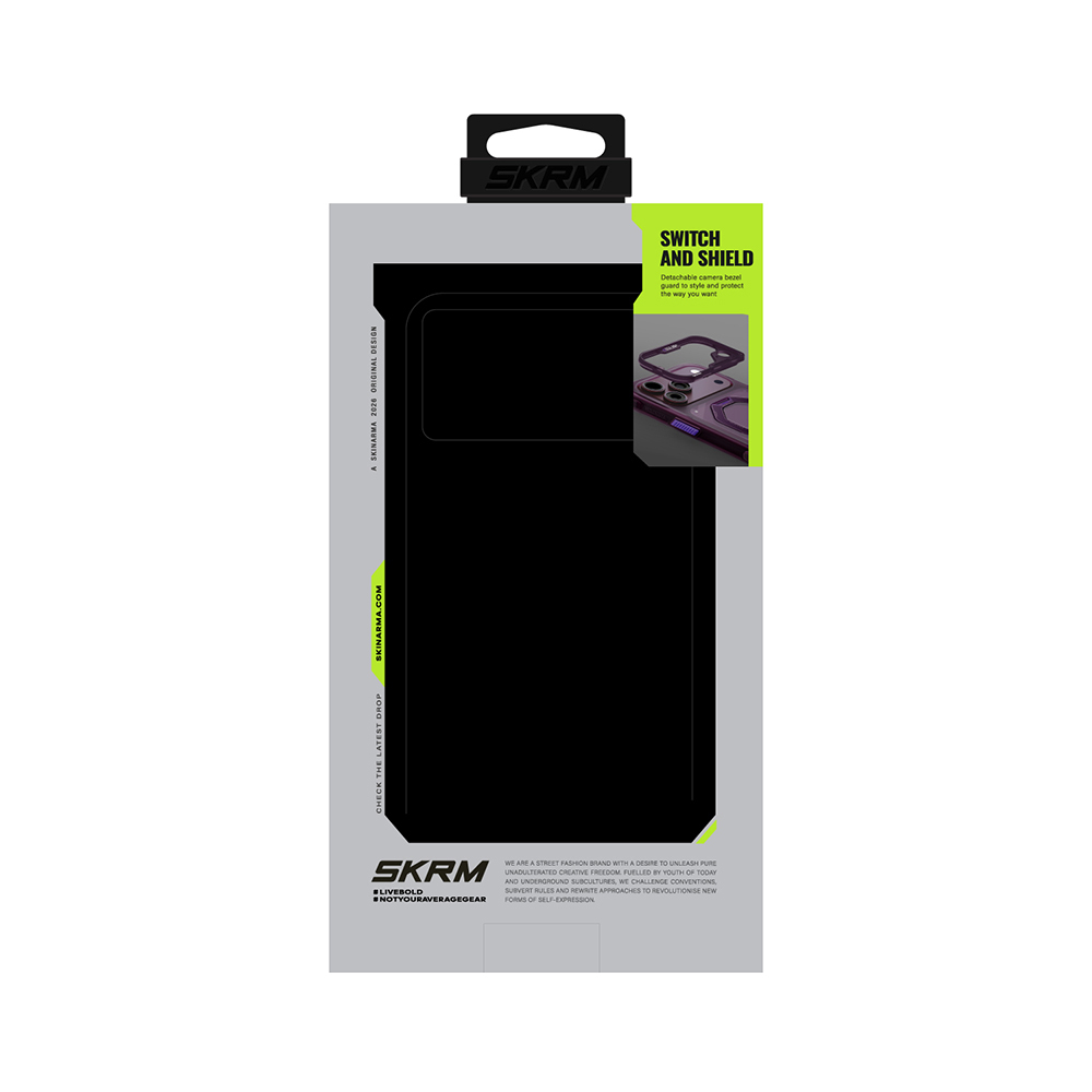 Apple iPhone 18 Pro Max Kılıf M-safe Şarj Özellikli Standlı Skinarma Saturn Kapak - 7
