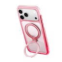 Apple iPhone 18 Pro Kılıf Wiwu AS-204 AeroShield Aurora Ultra Serisi M-safe Şarj Özellikli Airbag Tasarımlı Standlı Kapak - 5