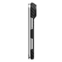 Apple iPhone Duo (Fold) Kılıf M-safe Şarj Özellikli Metal Kamera Çerçeveli Raptic Aramid SkinPro Mondrian Serisi Karbon Kapak - 1