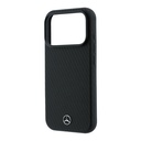 Apple iPhone 18 Pro Max Kılıf Mercedes Benz Orjinal Lisanslı M-safe Şarj Özellikli 3D Metal Logolu Wrap Wood Deri Kapak - 5