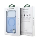 Apple iPhone 18 Pro Kılıf Lacoste Orjinal Lisanslı M-safe C-Magnet İkonik Timsah Logolu IML Frosted Kapak - 7