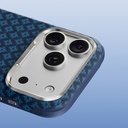 Apple iPhone 17 Pro Uyumlu Kılıf M-Safe Şarj Özellikli Yükseltilmiş Kamera Çerçeveli Benks ArmorGrid ArmorEdge X9 Serisi Kevlar Karbon Kapak - 12