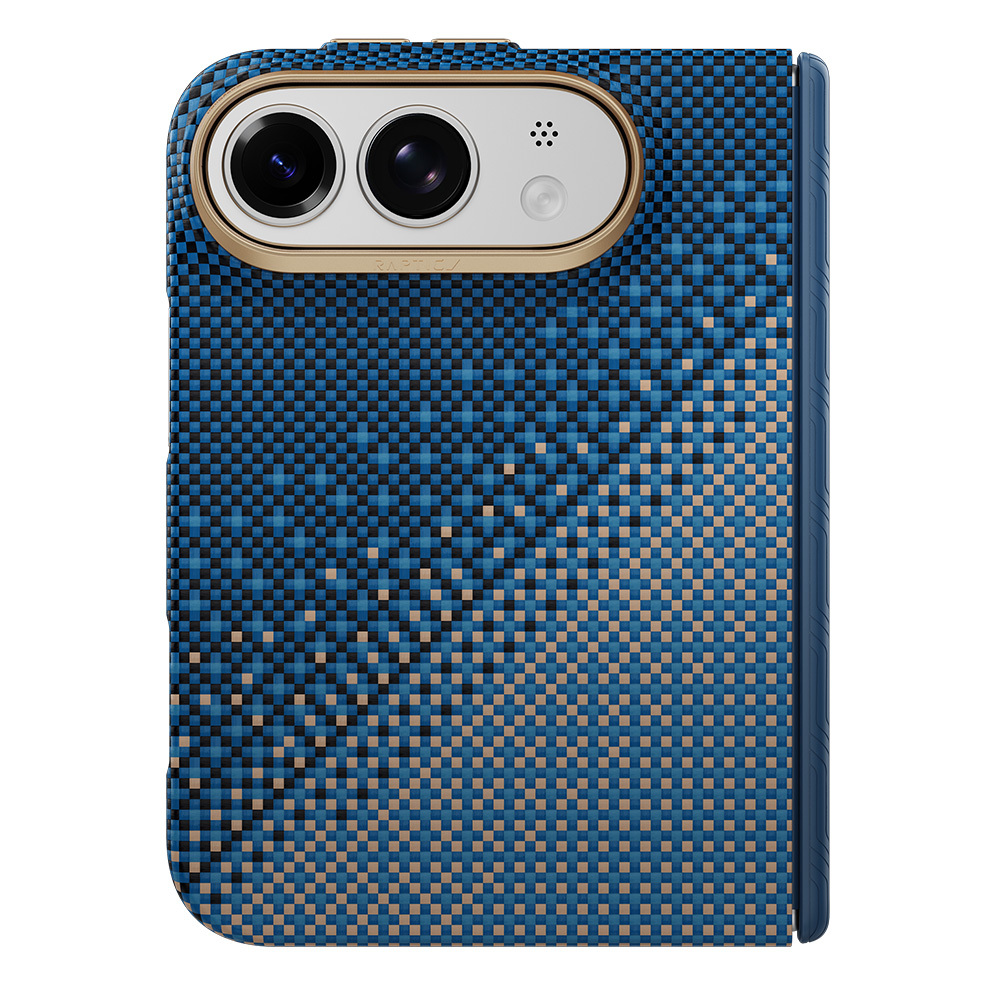 Apple iPhone Duo (Fold) Kılıf M-safe Şarj Özellikli Raptic Aramid SkinPro Serenity Serisi Kapak - 2