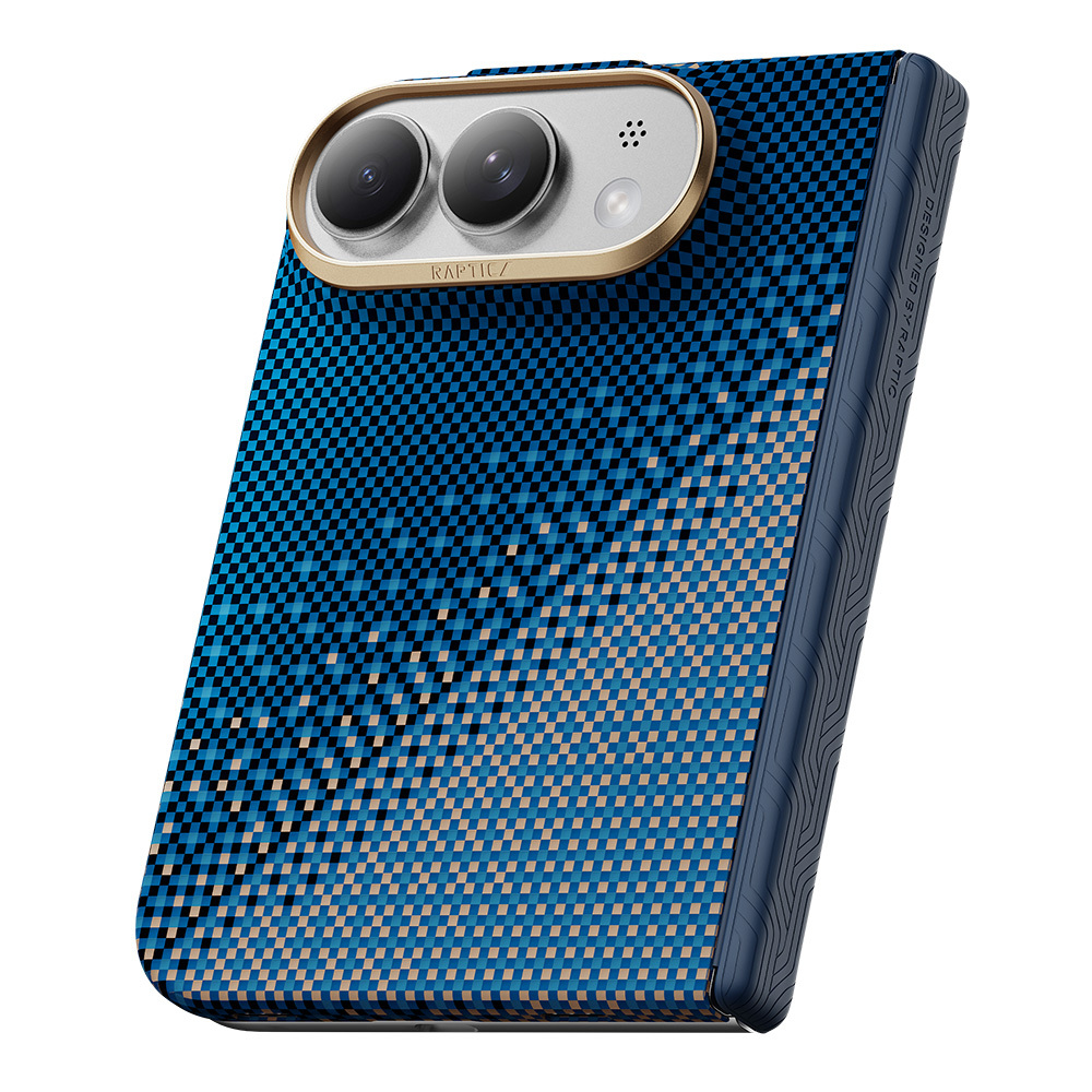 Apple iPhone Duo (Fold) Kılıf M-safe Şarj Özellikli Raptic Aramid SkinPro Serenity Serisi Kapak - 3