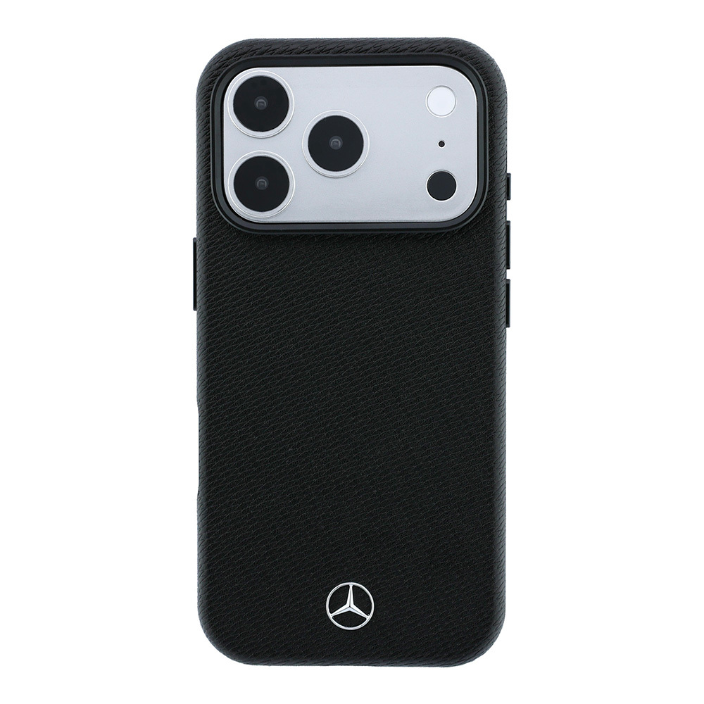 Apple iPhone 18 Pro Kılıf Mercedes Benz Orjinal Lisanslı M-safe Şarj Özellikli 3D Metal Logolu Wrap Wood Deri Kapak - 2
