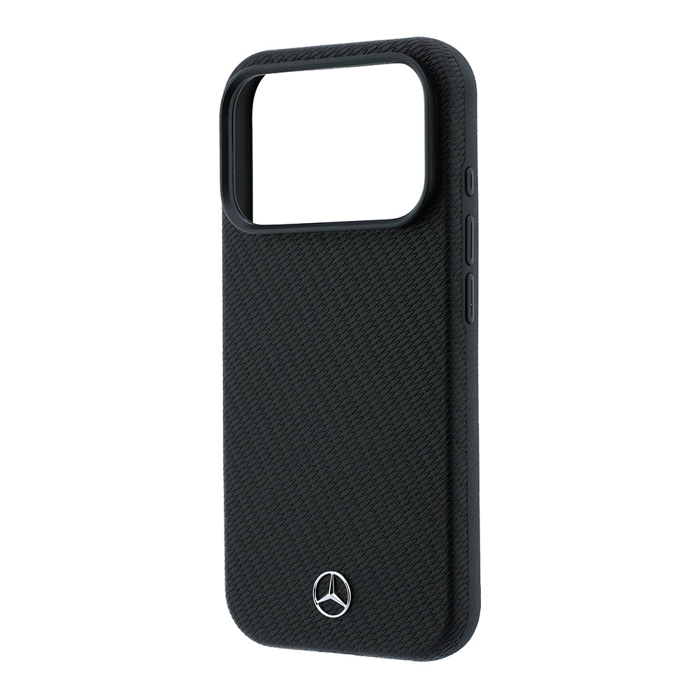Apple iPhone 18 Pro Kılıf Mercedes Benz Orjinal Lisanslı M-safe Şarj Özellikli 3D Metal Logolu Wrap Wood Deri Kapak - 5