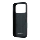 Apple iPhone 18 Pro Kılıf Mercedes Benz Orjinal Lisanslı M-safe Şarj Özellikli 3D Metal Logolu Crossed Lines Kapak - 6