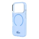 Apple iPhone 18 Pro Max Kılıf Lacoste Orjinal Lisanslı M-safe C-Magnet İkonik Timsah Logolu IML Frosted Kapak - 2