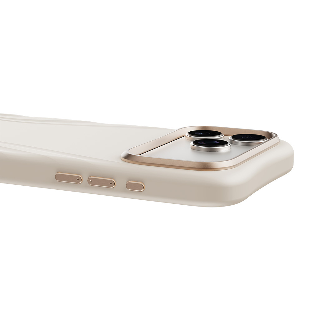Apple iPhone 18 Pro Max Kılıf M-Safe Şarj Özellikli Çizgili Logolu Udemos Freedom Serisi Kapak - 5