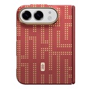 Apple iPhone Duo (Fold) Kılıf M-safe Şarj Özellikli Raptic Aramid SkinPro Grid Serisi Karbon Kapak - 1