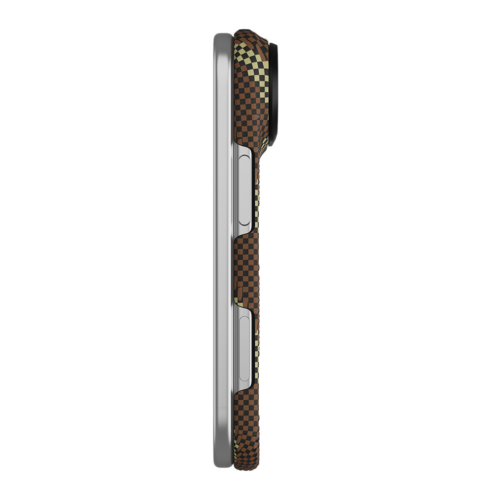 Apple iPhone Duo (Fold) Kılıf M-safe Şarj Özellikli Raptic Aramid SkinPro Scepter Serisi Karbon Kapak - 1