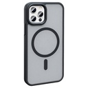 Apple iPhone 13 Pro Max Uyumlu Kılıf Magsafe Şarj Özellikli Mat Arka Yüzey Zore Sio Kapak - 1