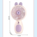 Zore ZB093 Işıklı Mini Vantilatör Portatif Soğutucu Fan - 1