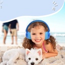 Wiwu KTD-02 Ayarlanabilir Kulak Üstü Kablolu ve Bluetooth 5.3 Çocuk Kulaklığı - 11