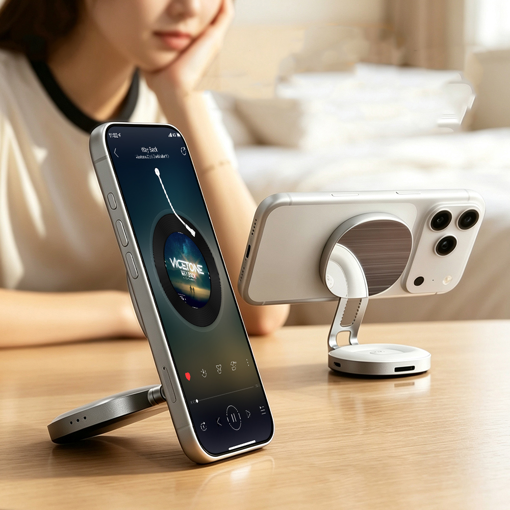 Go Des LD1032 Dolgu Işıklı Magnetik Telefon Standı - 4
