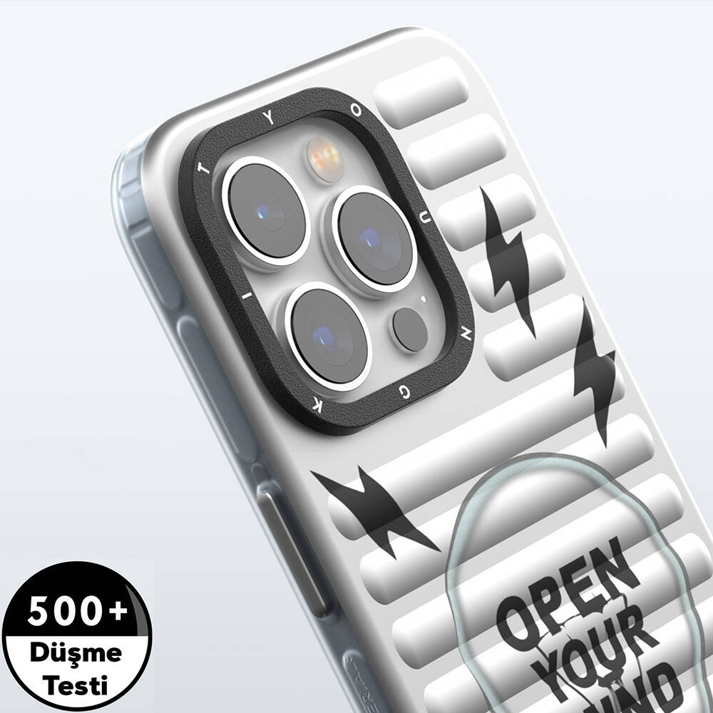 Apple iPhone 15 Pro Max Uyumlu Magsafe Şarj Özellikli YoungKit Open Mind Serisi Kapak - 7
