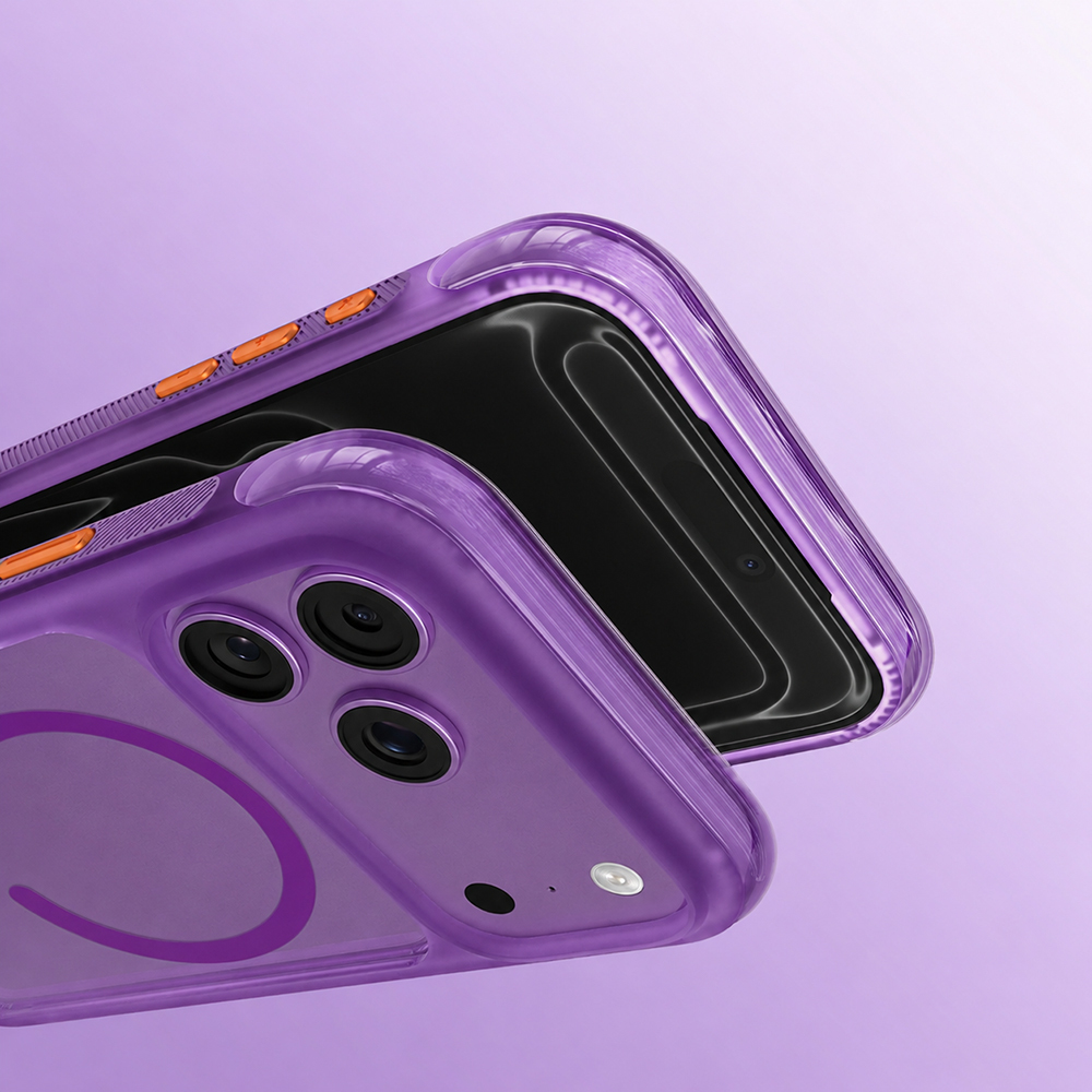 Apple iPhone 18 Pro Kılıf M-safe Şarj Özellikli Airbag Tasarımlı Mutural Air Shield Serisi Kapak - 3