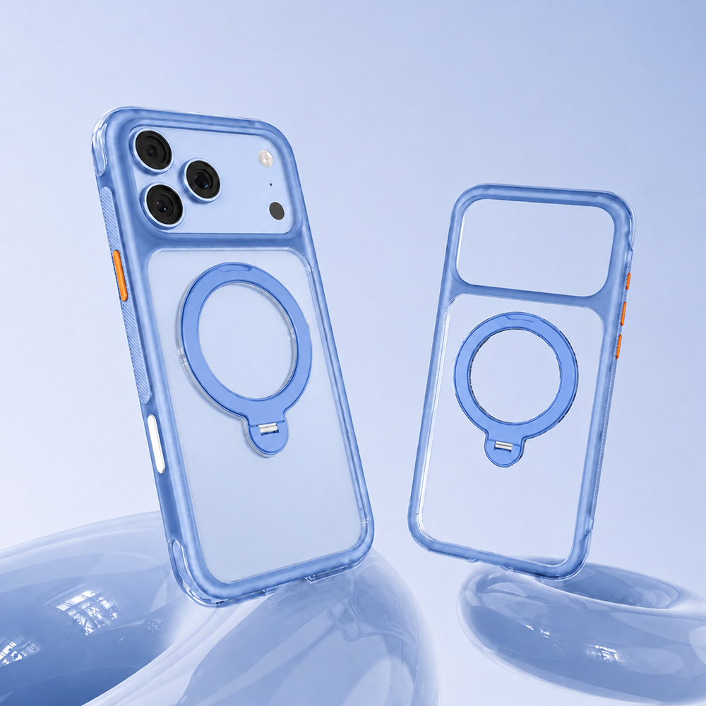 Apple iPhone 18 Pro Kılıf M-safe Şarj Özellikli Standlı Airbag Tasarımlı Mutural Air Shield Serisi Kapak - 1