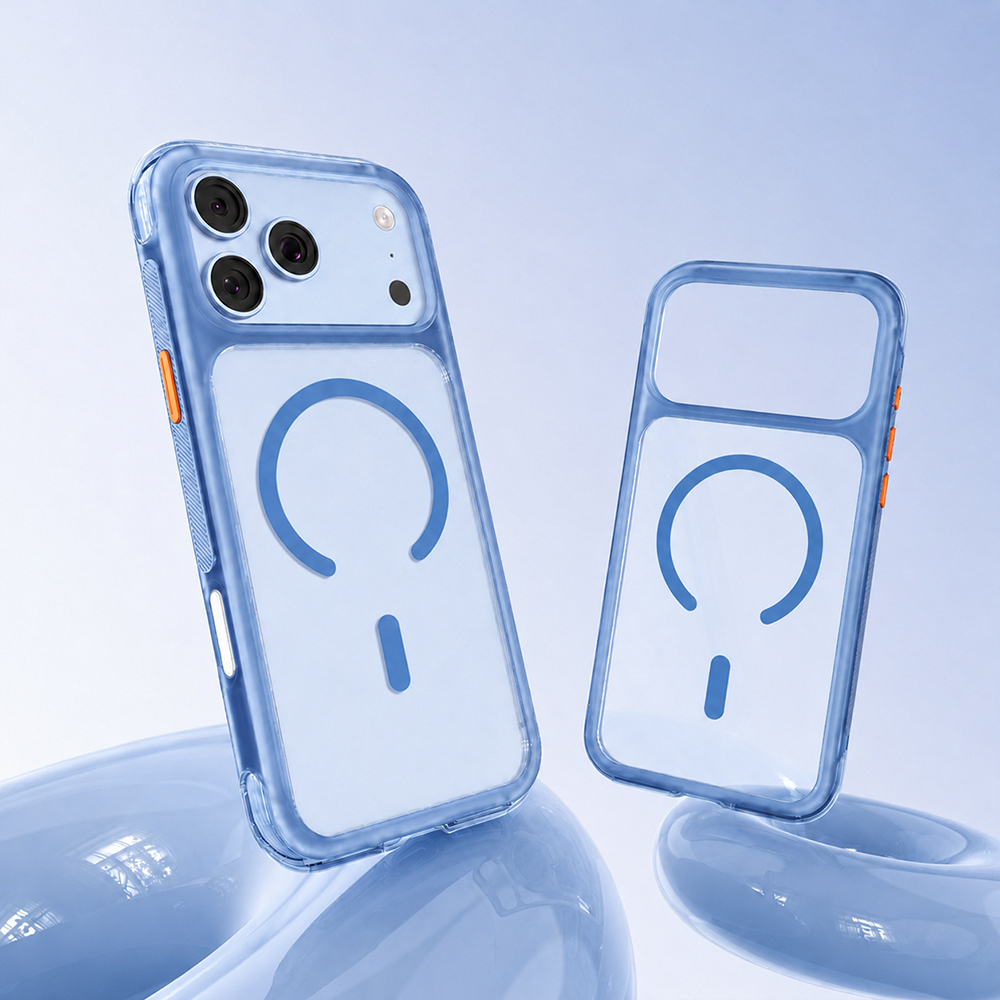 Apple iPhone 18 Pro Max Kılıf M-safe Şarj Özellikli Airbag Tasarımlı Mutural Air Shield Serisi Kapak - 1