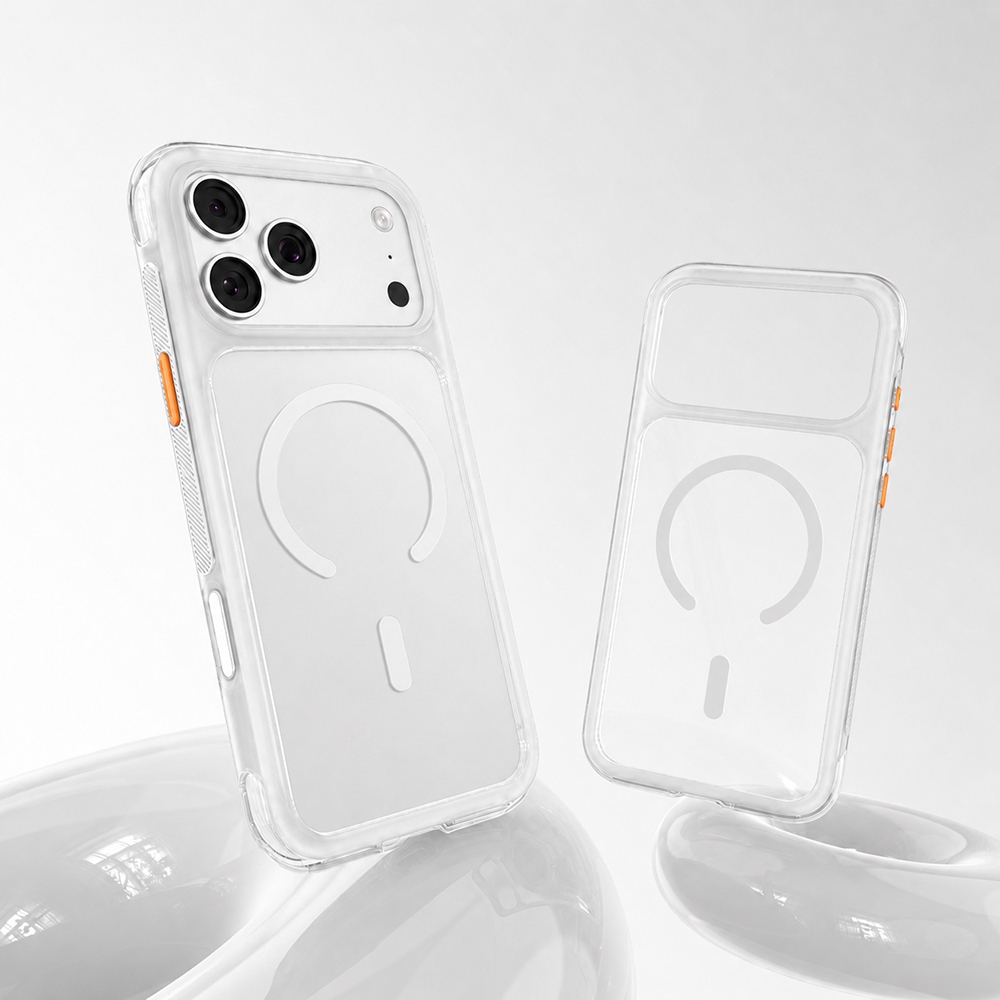 Apple iPhone 18 Pro Max Kılıf M-safe Şarj Özellikli Airbag Tasarımlı Mutural Air Shield Serisi Kapak - 1