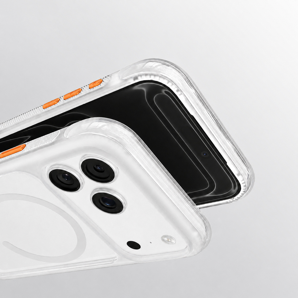 Apple iPhone 18 Pro Max Kılıf M-safe Şarj Özellikli Airbag Tasarımlı Mutural Air Shield Serisi Kapak - 3