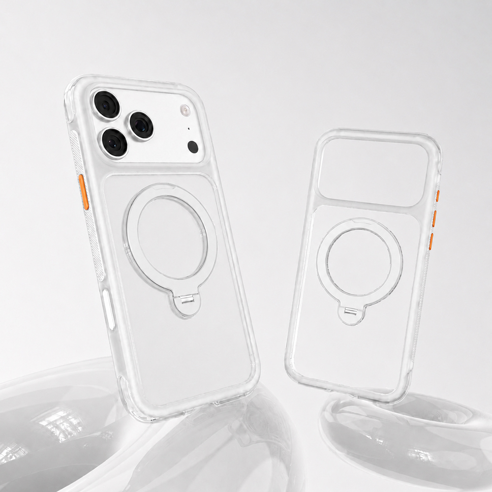 Apple iPhone 18 Pro Max Kılıf M-safe Şarj Özellikli Standlı Airbag Tasarımlı Mutural Air Shield Serisi Kapak - 2