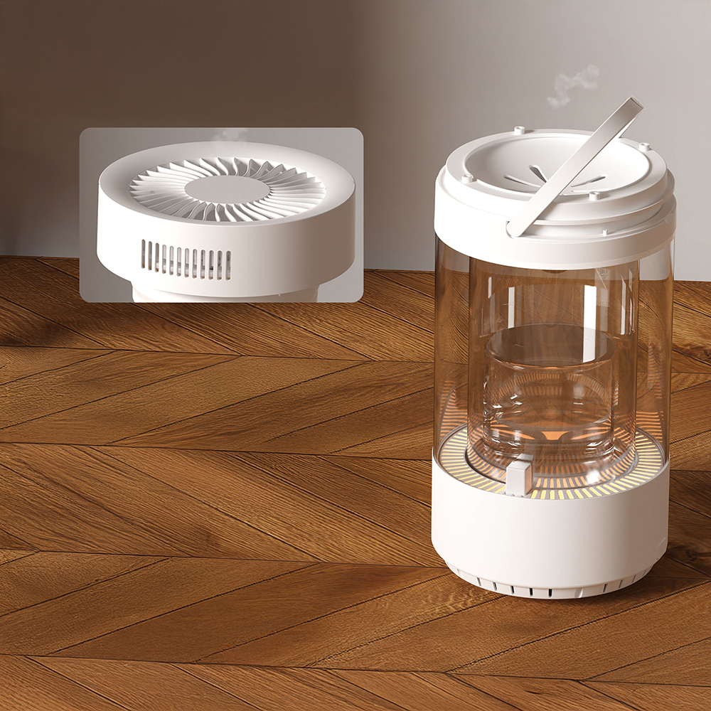 Lenyes LHU05 Zaman Ayarlı RGB Atmosfer Işıklı Aydınlatma Akıllı Isıtmalı Hava Nemlendirici - 4